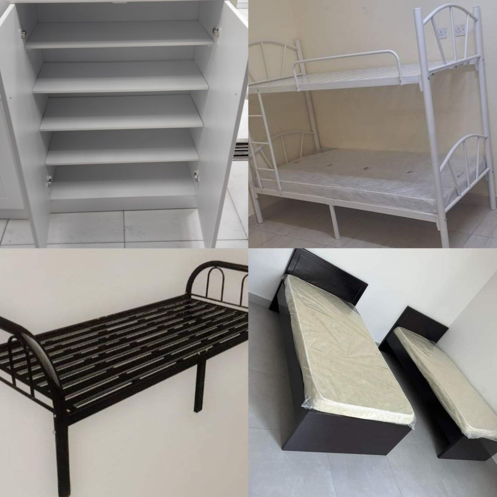 New Bed, Mattress, Cabinet - 1