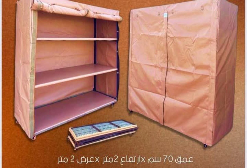 The portable cabinet is made of t - 1