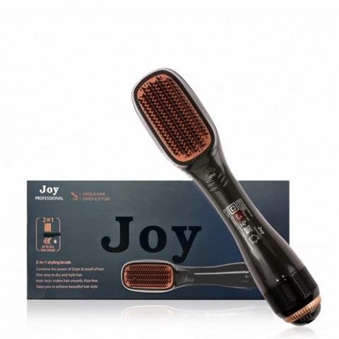 Joy 2 in 1 Styling Brush - Black - 1