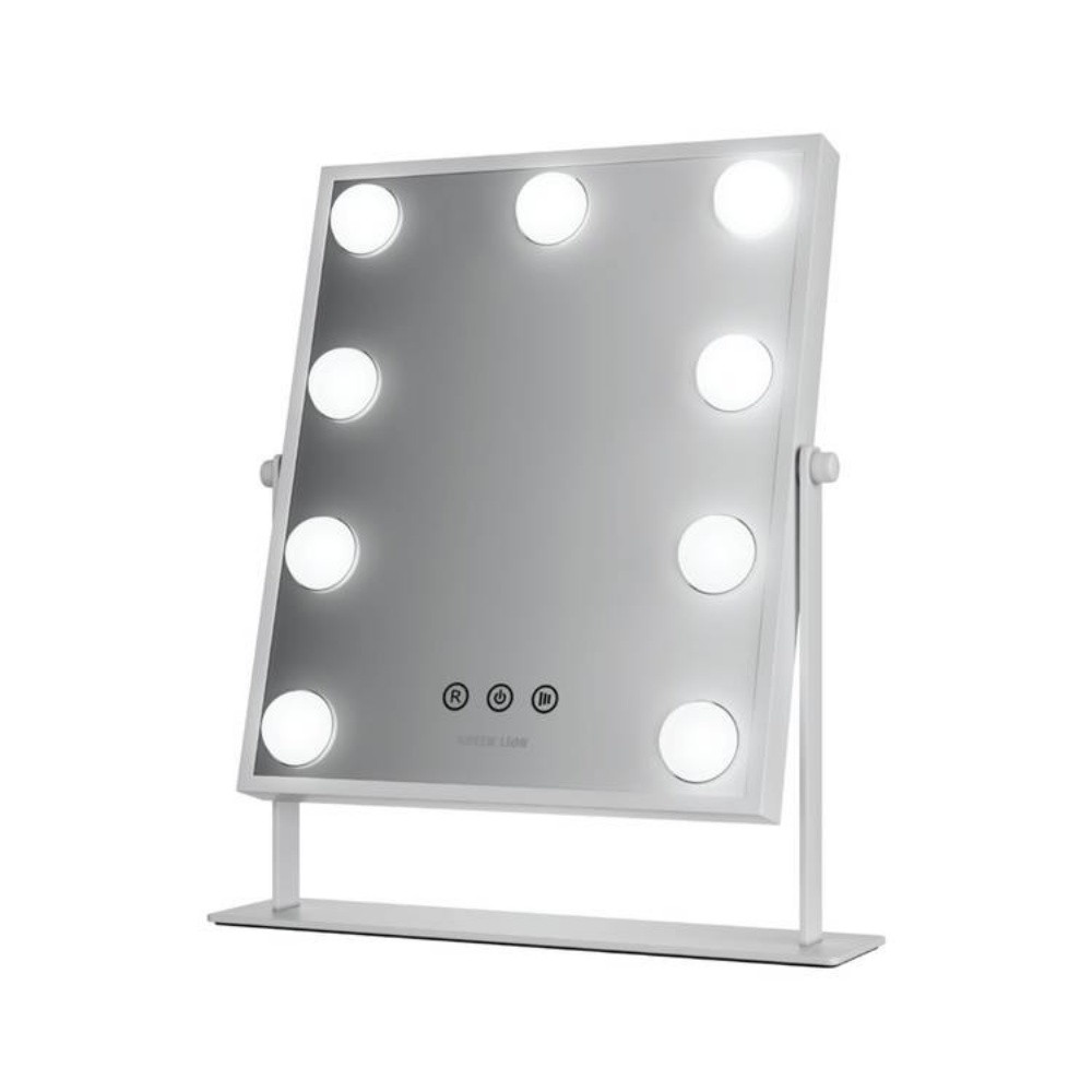 Green lion makeup mirror 9 led - 3