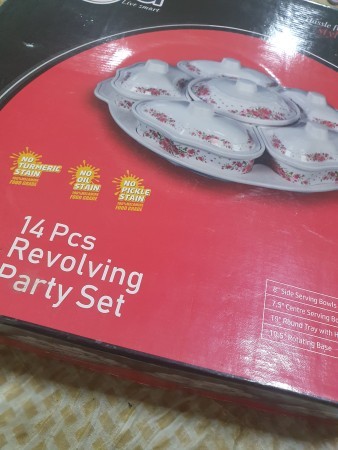 Revolving party set 100% melamine - 4