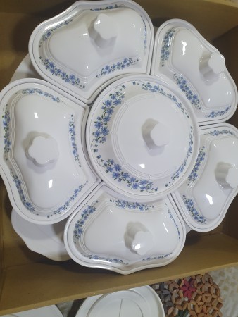 Revolving party set 100% melamine - 2