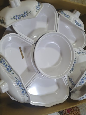 Revolving party set 100% melamine - 1