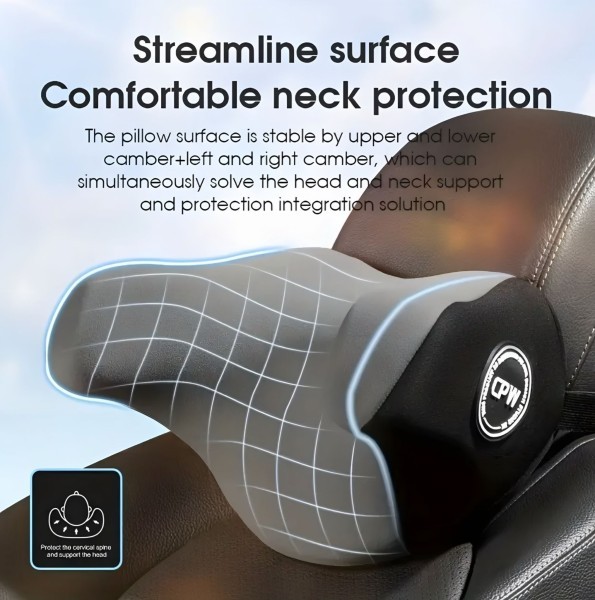CHEGES Car Headrest Pillow - 2