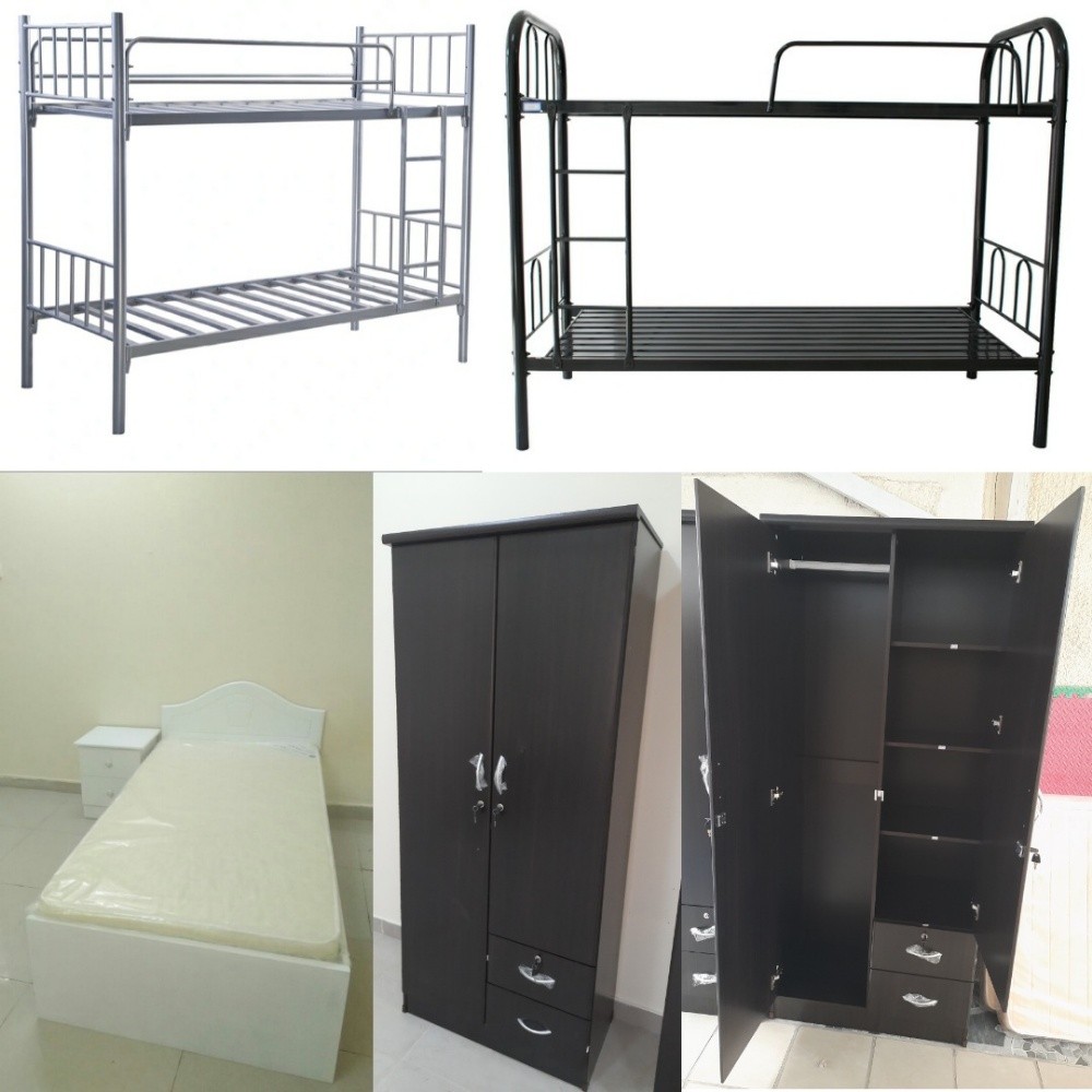 New Bunk Bed,Cabinet,Mattress - 1