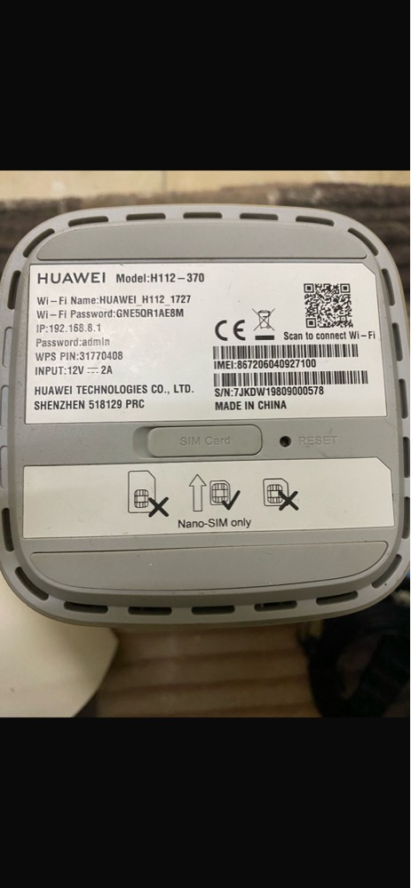 Hiawei 5G SIM card router - 4