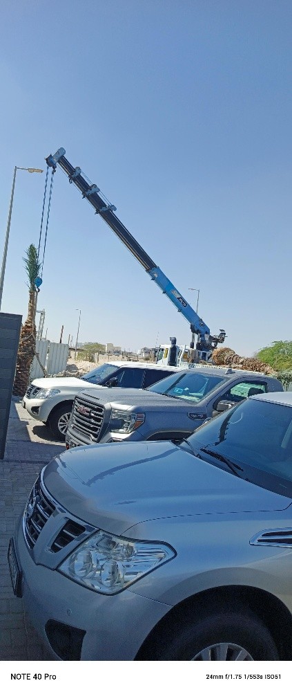 لور مع كرين 10 طن لنقل جميع المو - 1