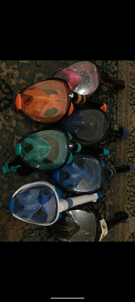 swimming face mask full - 1