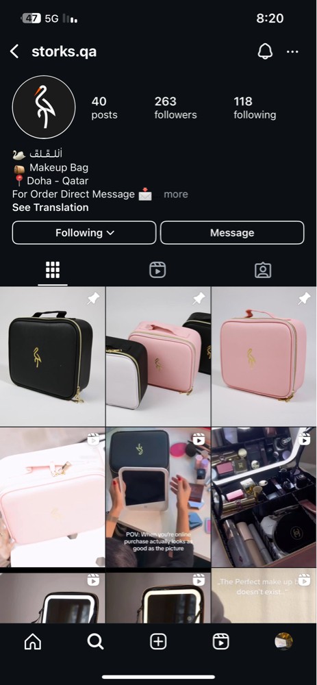 makeup bag - 1