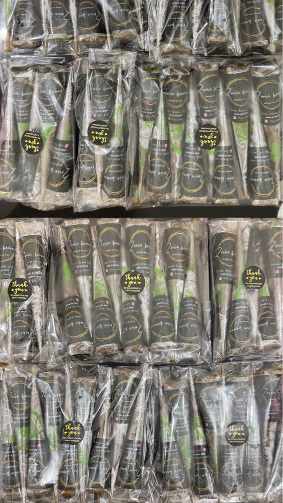 100%fresh organic henna cones - 2