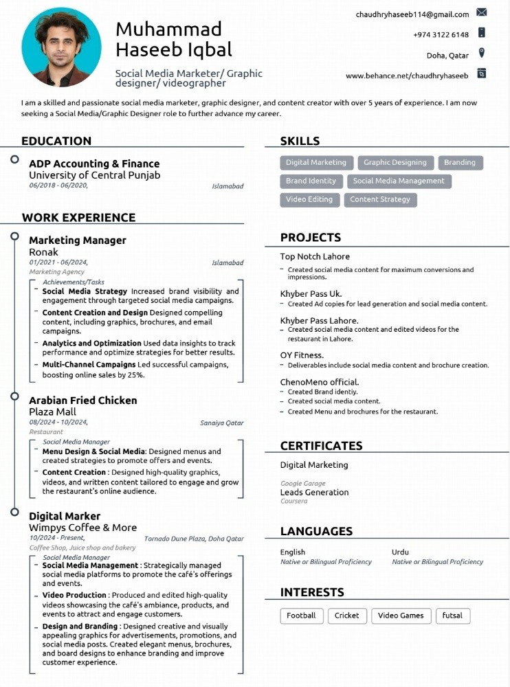 Graphic Designer,Content Creator - 7