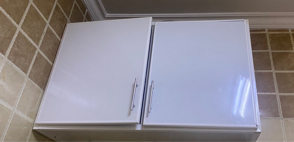 2 separate kitchen cupboards - 1