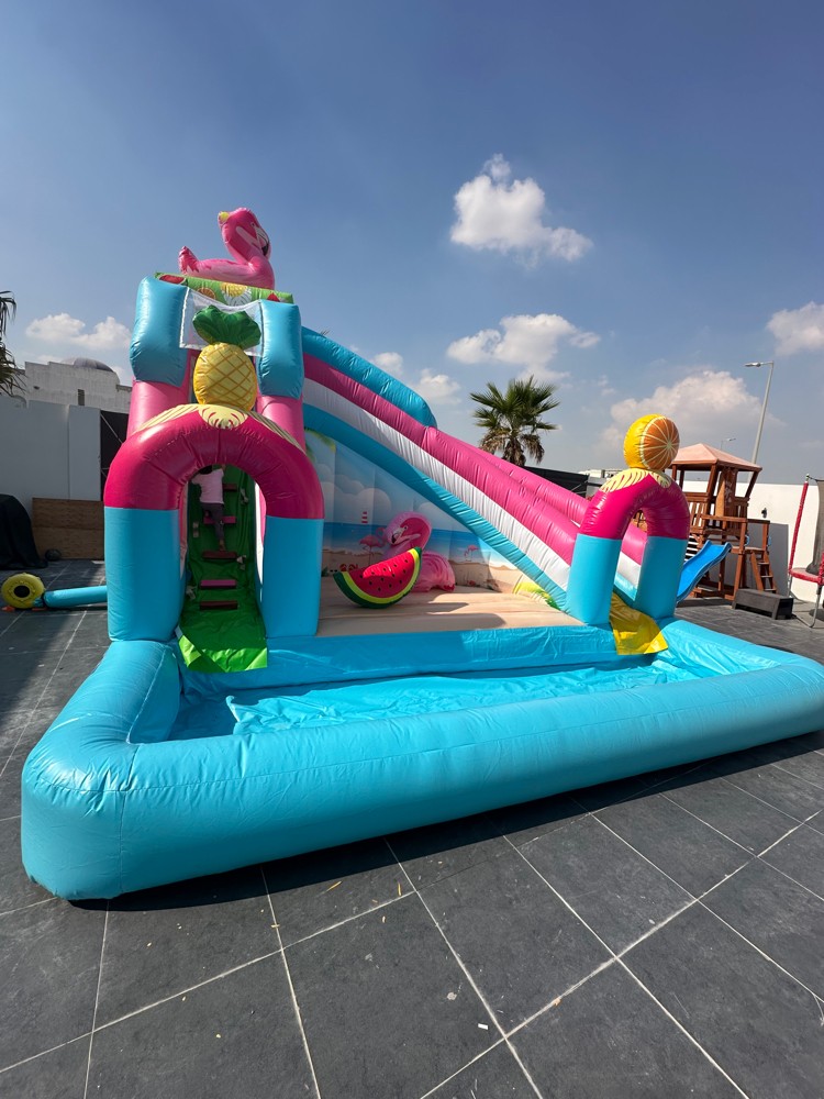 Summer trampolines with water - 7