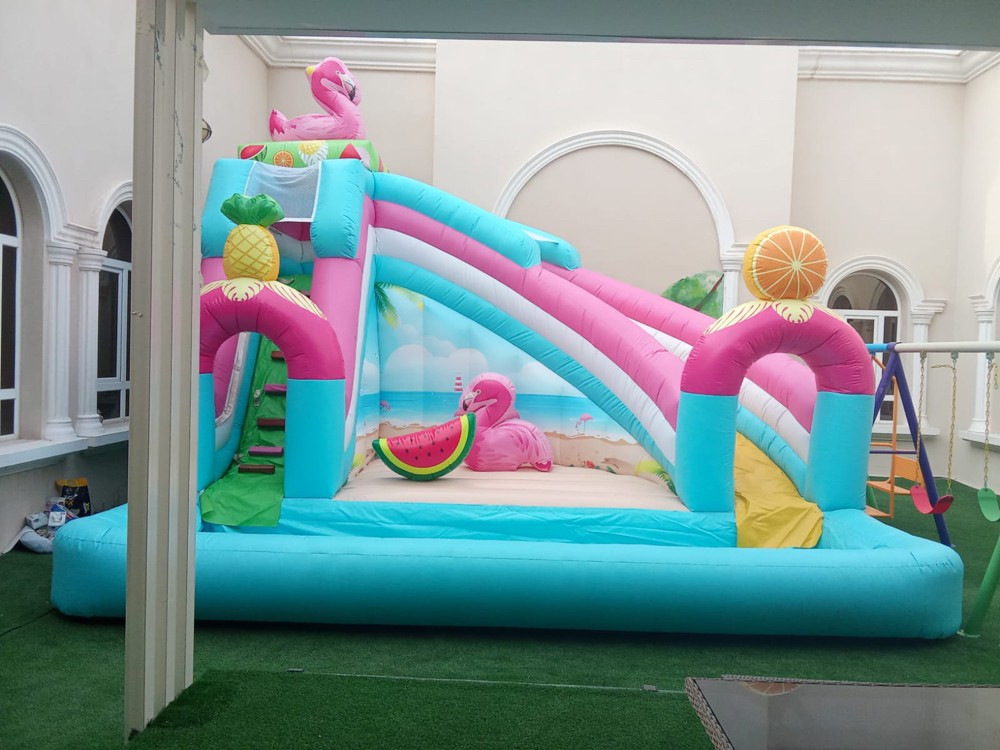 Summer trampolines with water - 5