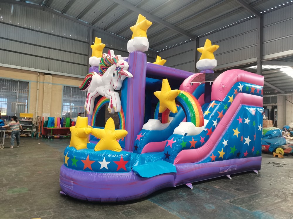 Summer trampolines with water - 11