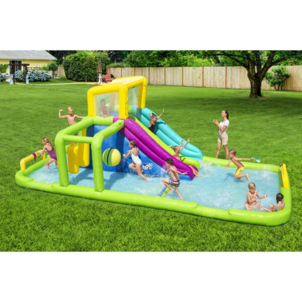 Summer trampolines with water - 10