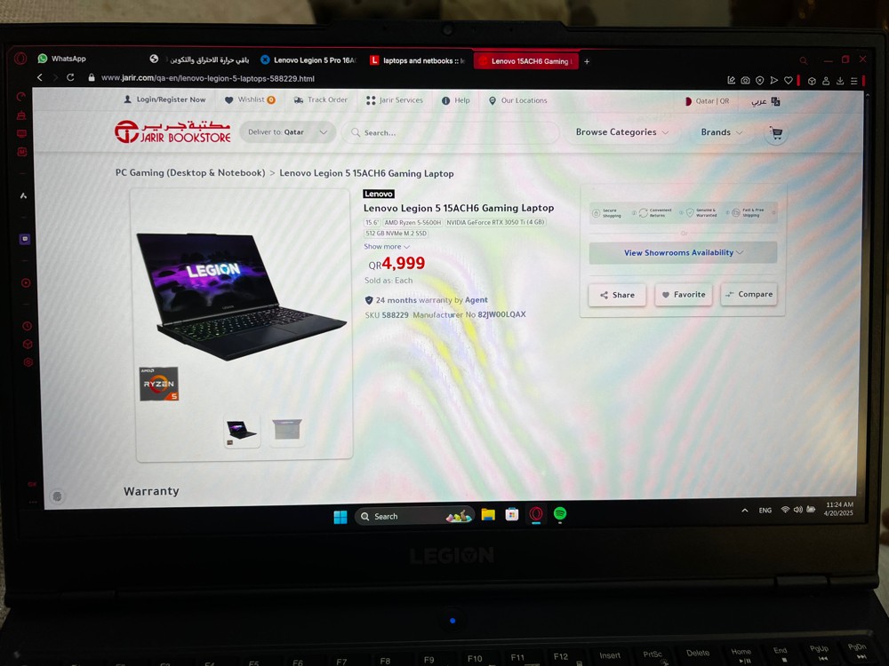 Lenovo legion 5 - 4