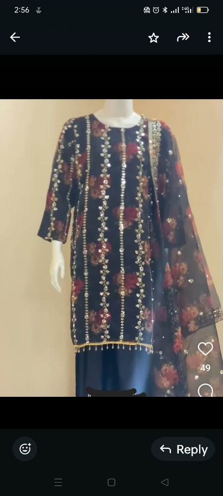 Pakistani three pieces Dress - 7