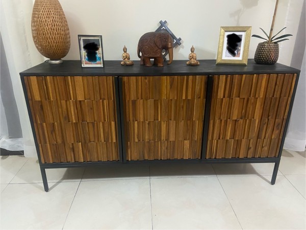 Modern Wood Sideboard  Excellent - 1