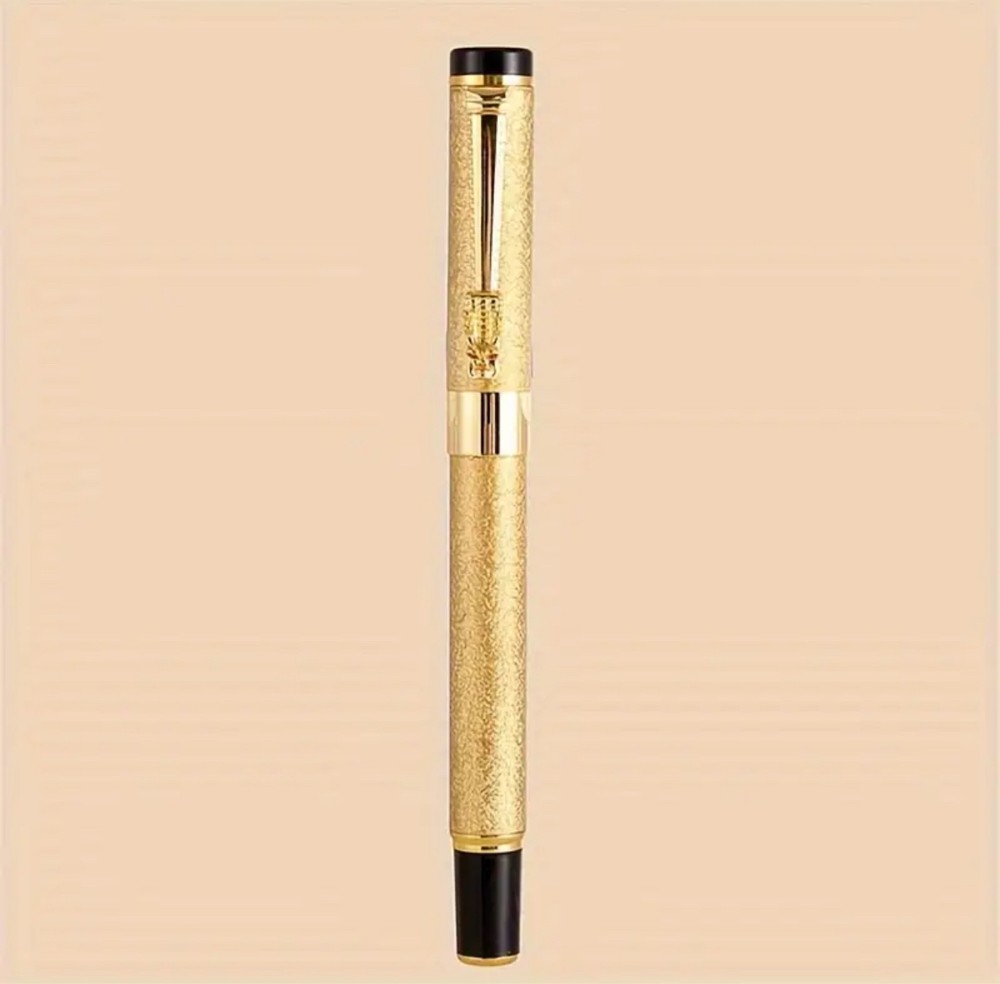 metal fountain pen Gol/Silv/Black - 13