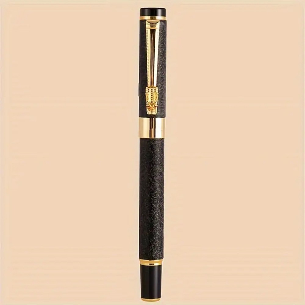 metal fountain pen Gol/Silv/Black - 10