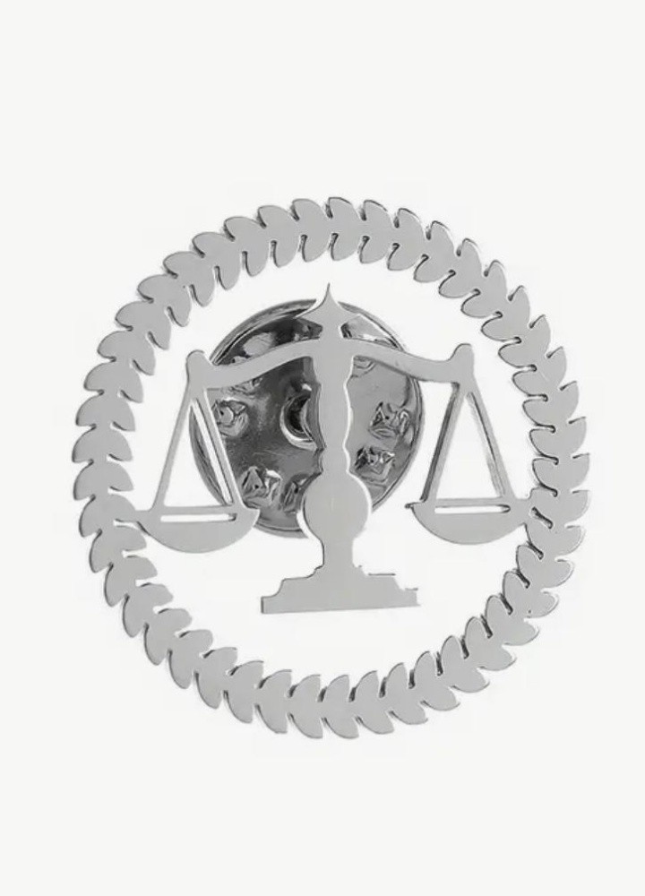 Pin logo lawyers Gold /Silver - 3