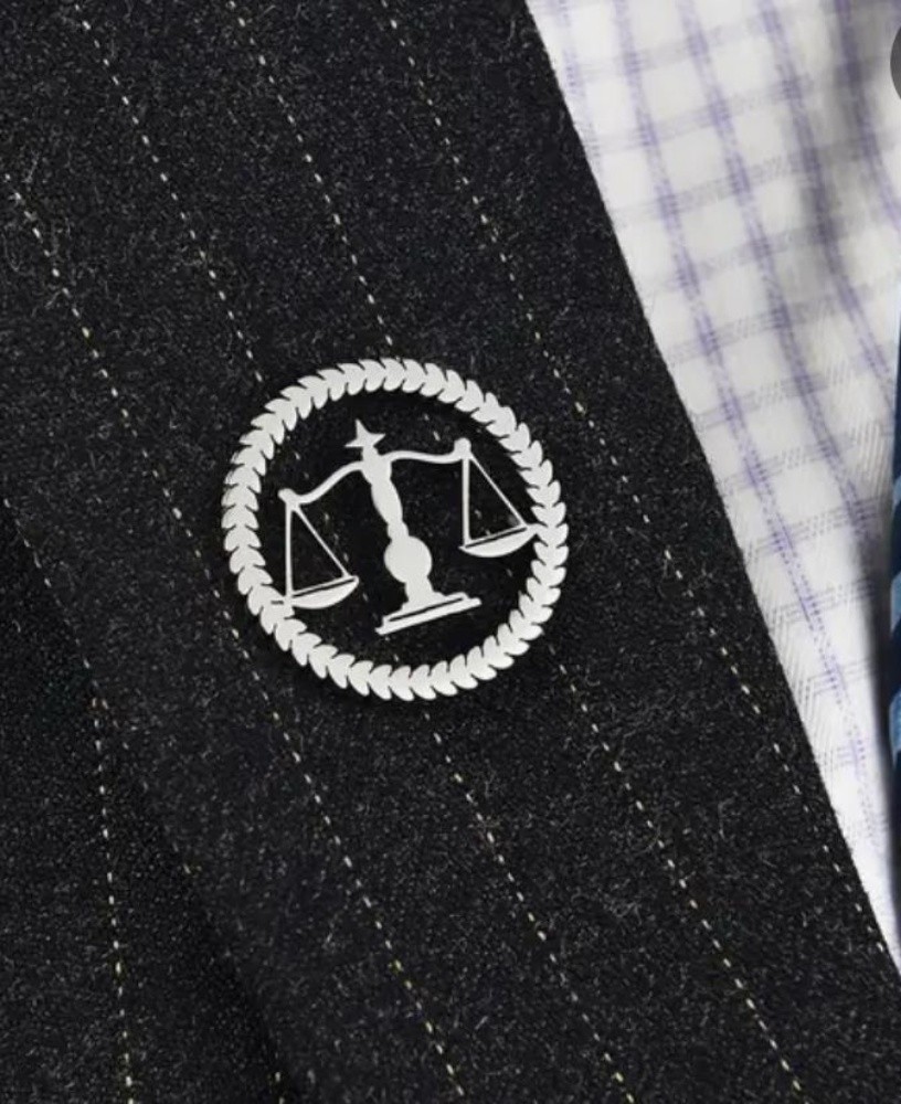 Pin logo lawyers Gold /Silver - 2