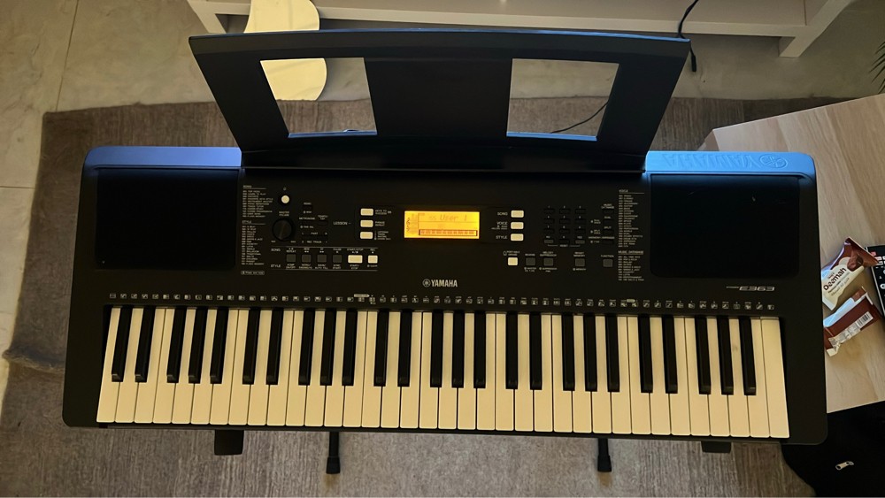 Yamaha Piano with bag and stand  - 1