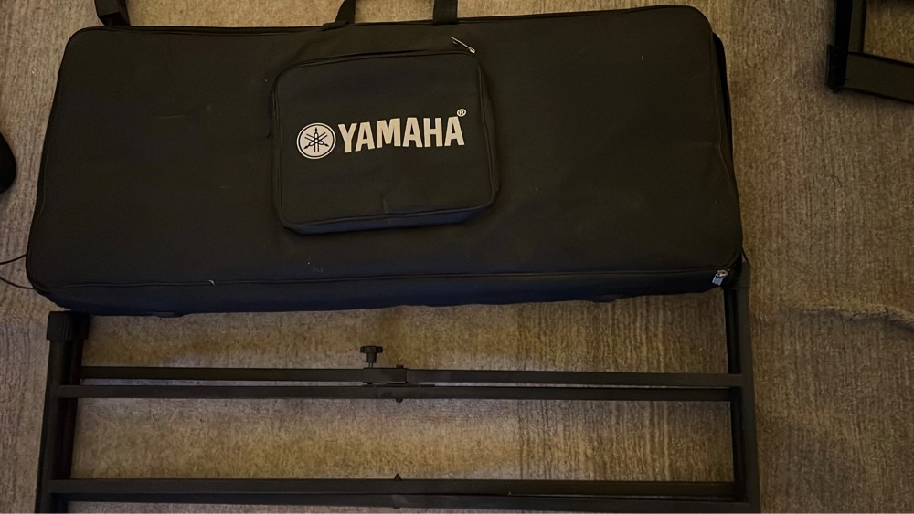 Yamaha Piano with bag and stand  - 2
