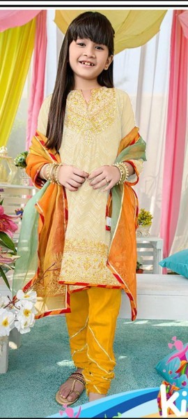 5 to 12 years girl lawn dresses - 5