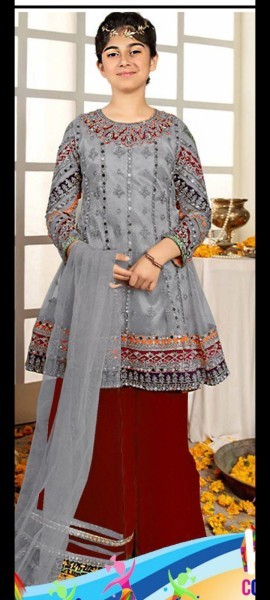 5 to 12 years girl lawn dresses - 6