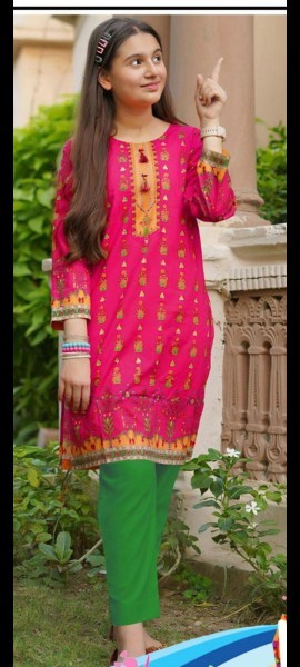 5 to 12 years girl lawn dresses - 2