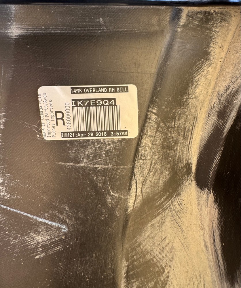 L & R skirt rocker panel  - 5