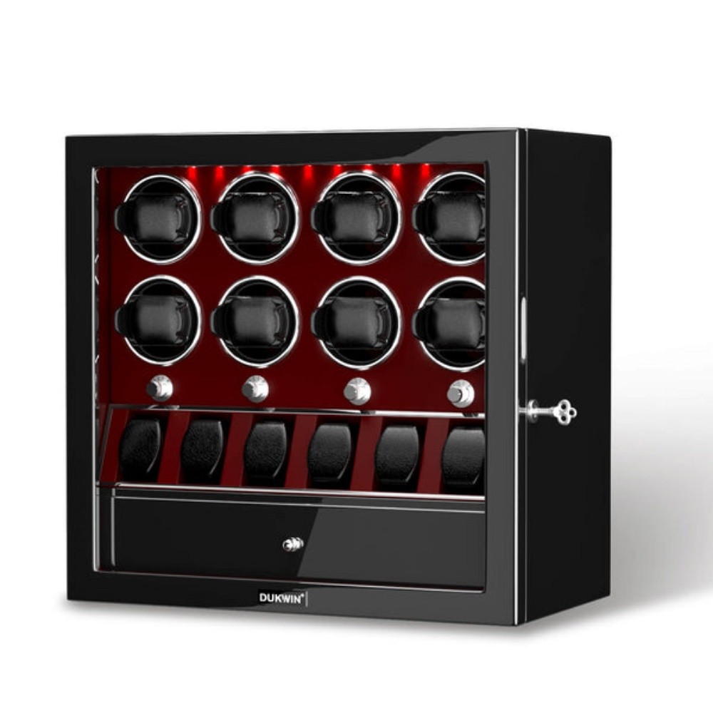 8 Watch Winders with 6 Watches - 1