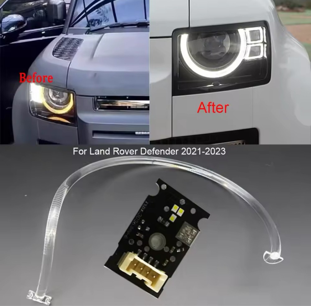 Defender headlight light repair - 1