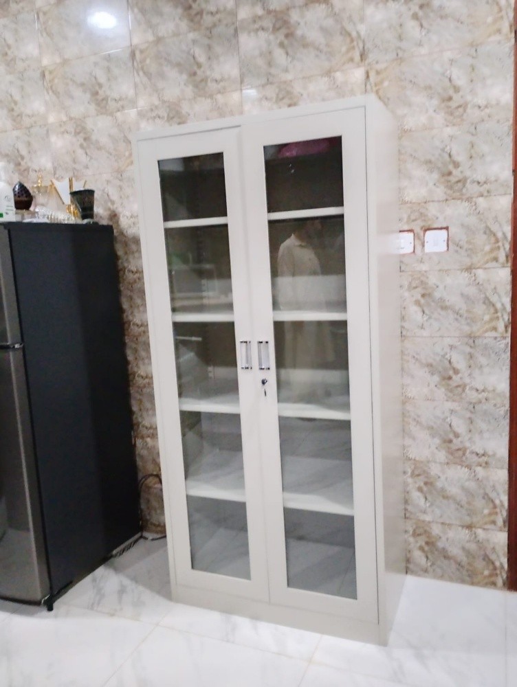 new steel two door cabinet sale - 3