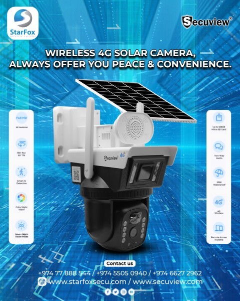 Wireless 4G Solar Camera - 1
