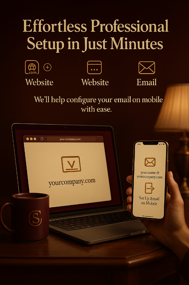 Professional email & website - 2