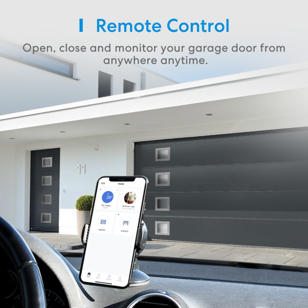 Smart Wi-Fi Garage Door Opener - 1