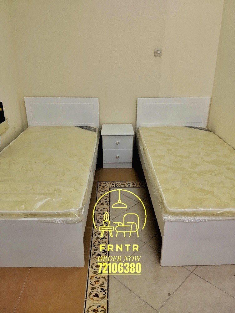 Single Bed and mattress. - 4