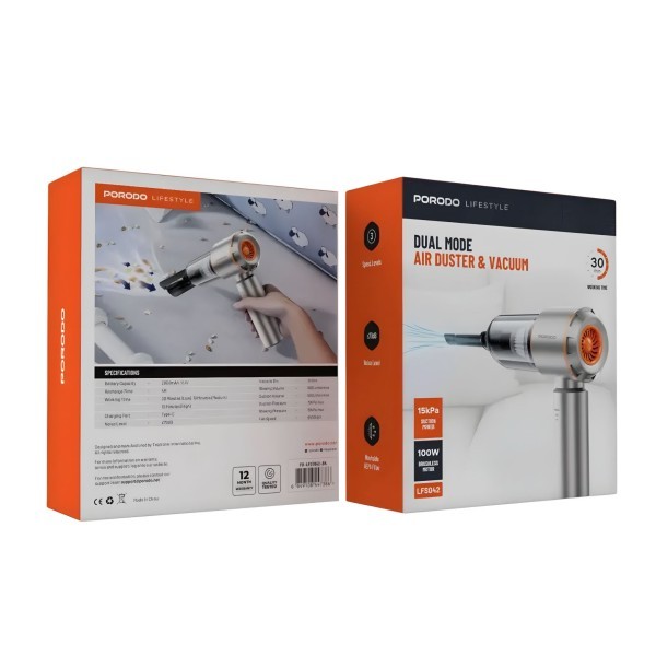 Porodo Dual Air & Suction Vacuum - 2