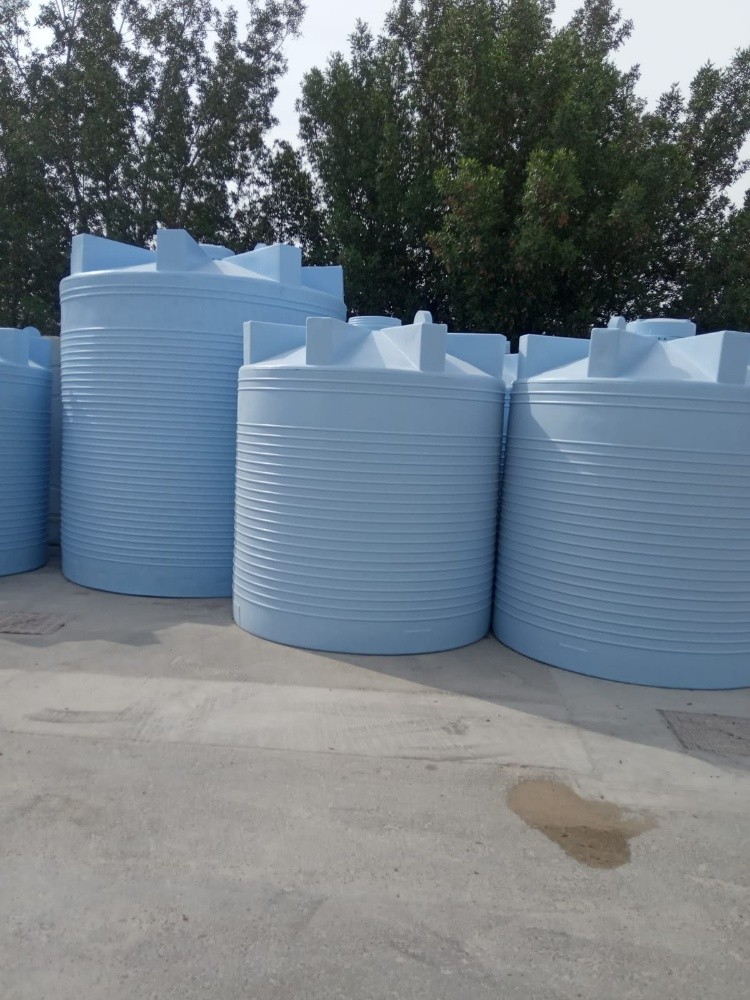 water tank and road barriers - 1