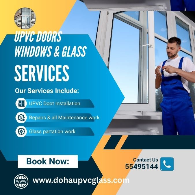 Upvc Door,Glass,Maintenance works - 10