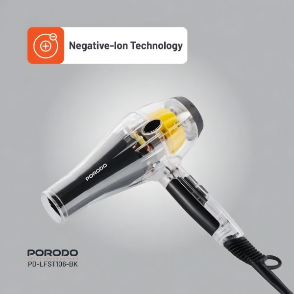 Porodo Crystal Shell Hair Dryer - 2