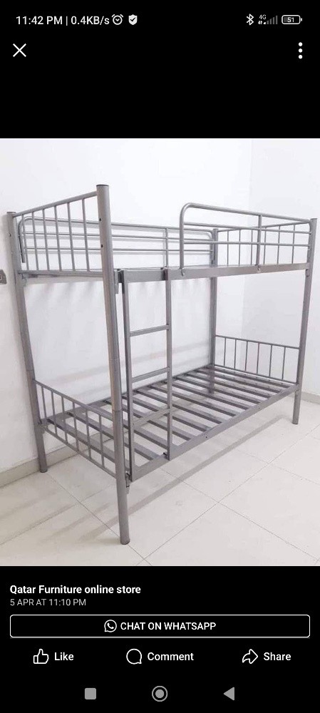 Bed fame with medical mattaess - 14