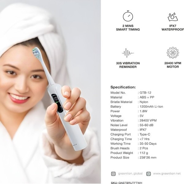 Green Lion Smart Toothbrush - 3