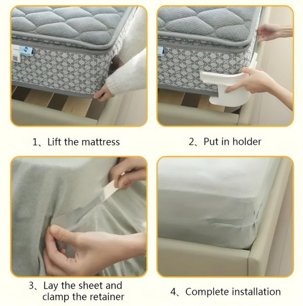 Bed Sheet Holder Strap Set - 5