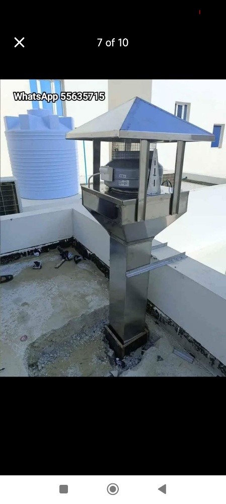 SS kitchen hood. - 4