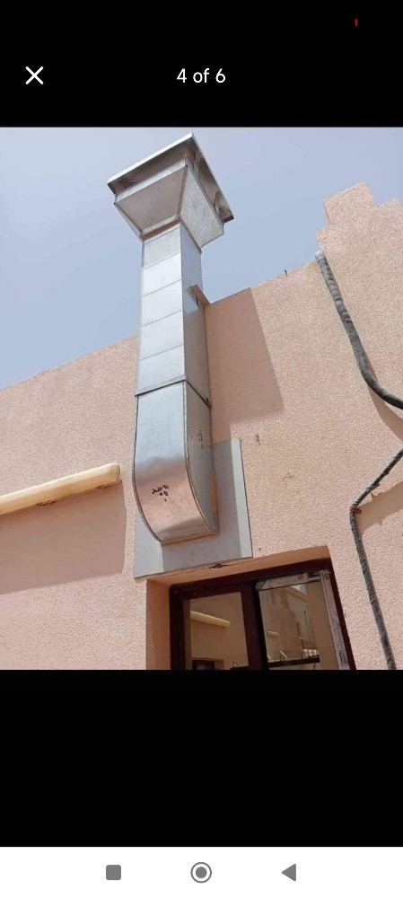 SS kitchen hood. - 5