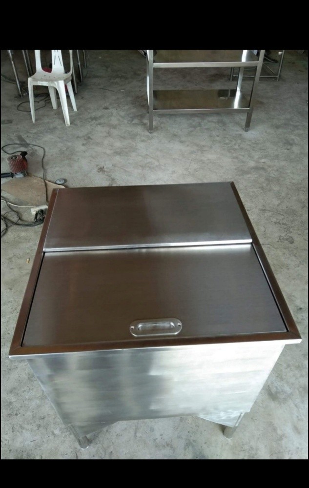 SS grease trap sink oil filter. - 9